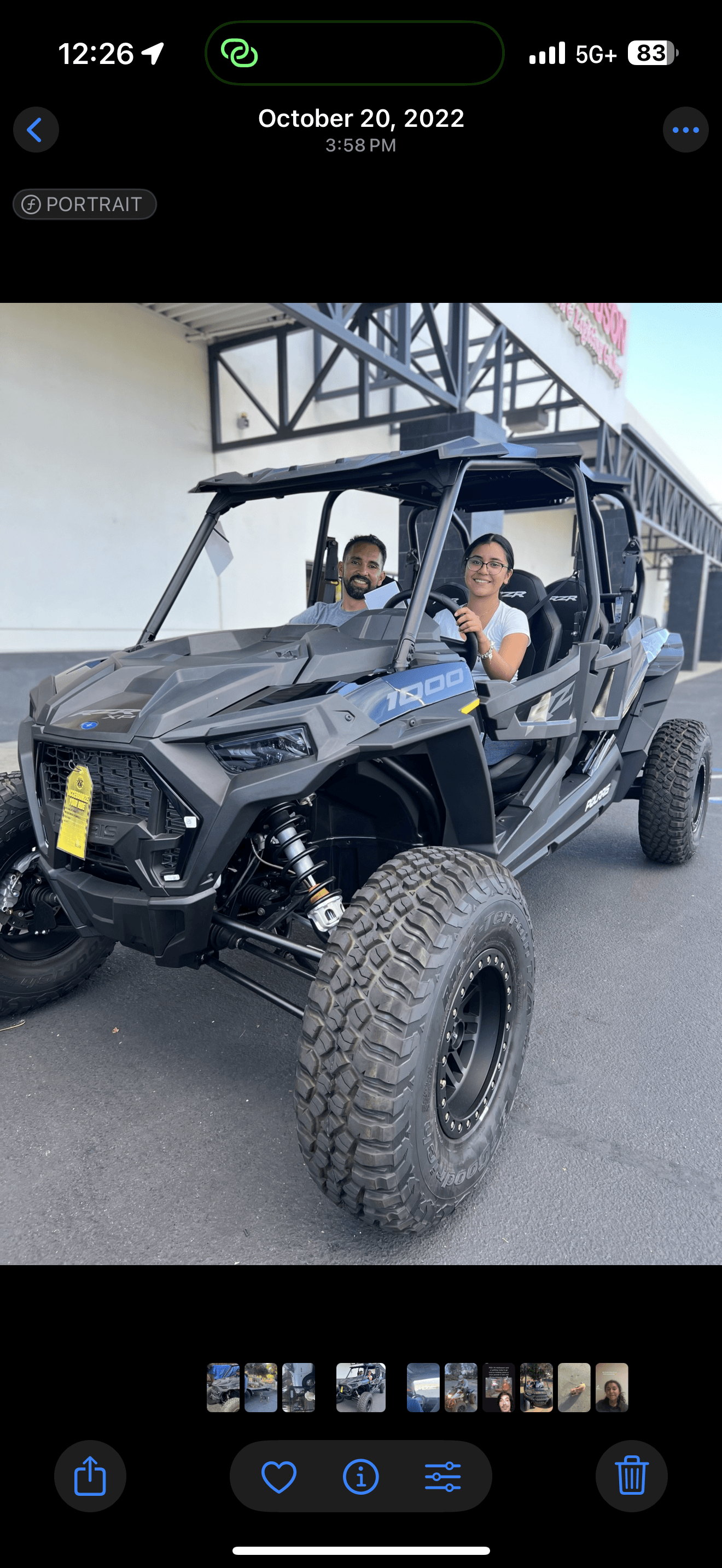 2022 Rzr Polaris XP1000 4 Seater 1