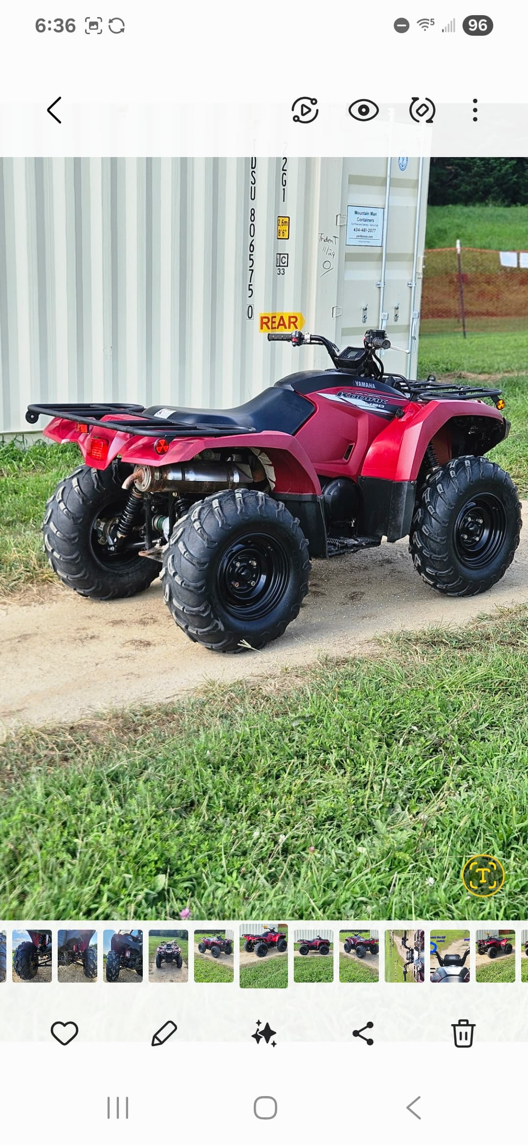 2021 Yamaha Kodiak 450 3